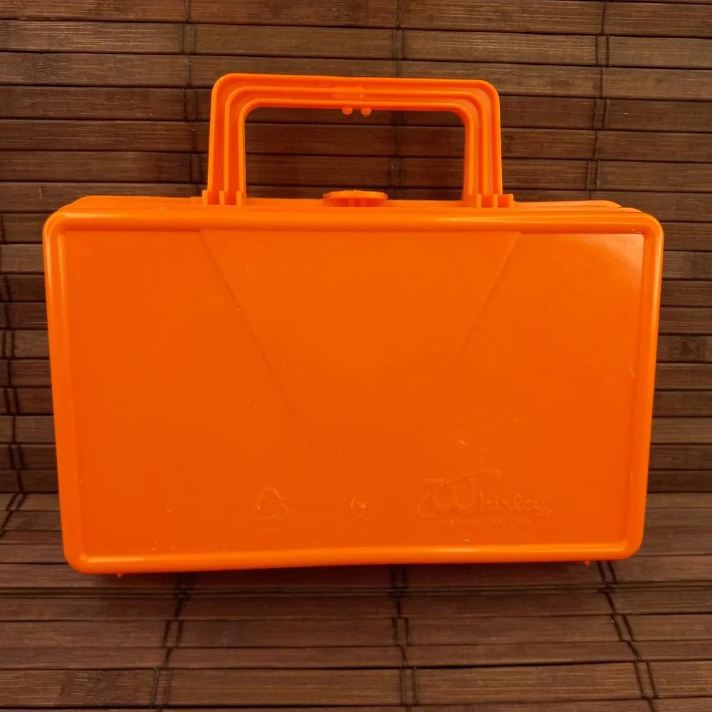 Vintage Disney Whirley Cook'd Up Comics Orange Lunch Box Lion King Timon Pumbaa
